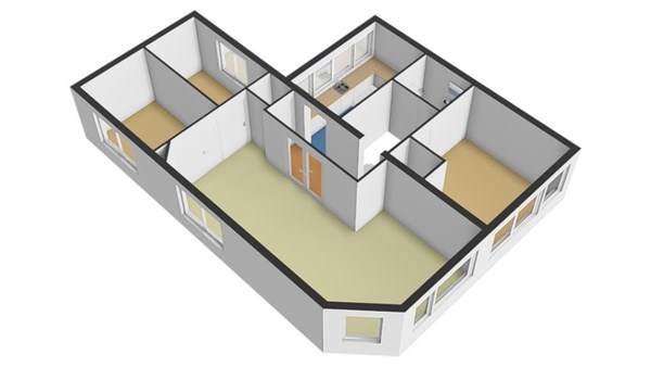 Floorplan - Gedempte Biersloot 34A, 3131 HK Vlaardingen